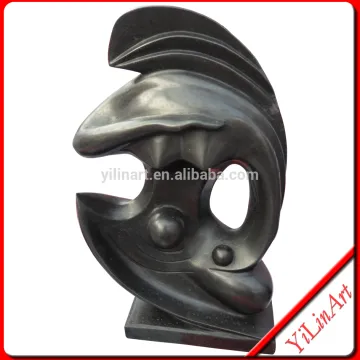 English garden stone lady abstract sculpture
