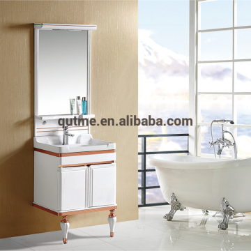 2016 New design bathroom corner cabinet pvc bathroom wash basin cabinet pvc bathroom cabinet