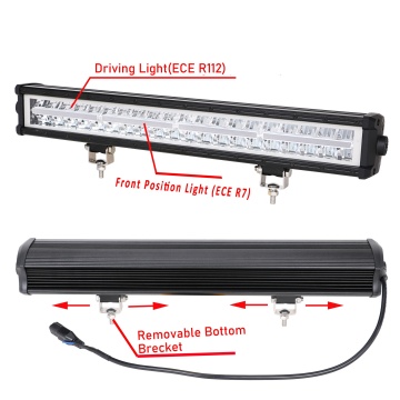 120W Off Road LED Light Bar with Front Position Light and Snow Melt Function