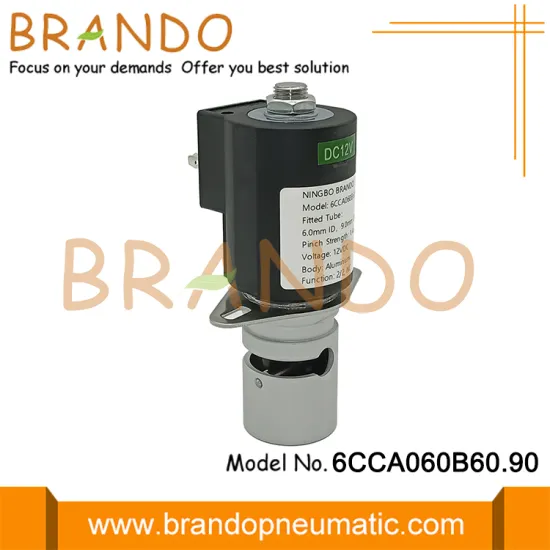 Coffee Machine Pinch Solenoid Valve 2/2 Way Normally Closed