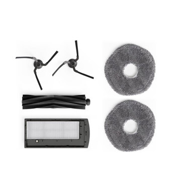 EUFY Sweeping Robot Accessories Kit for X9pro: Main Brush, Filter Cloth, and Edge Brush