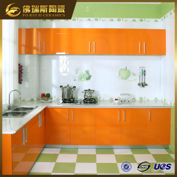 Item:FS45018 kitchen green tiles floor building materials thailand