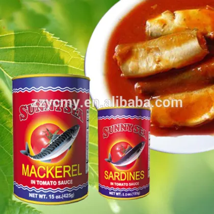 tin cans wholesale geisha mackerel fish in tomato sauce