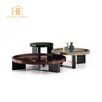 Modern Minimalist Italian Round Center Coffee Table