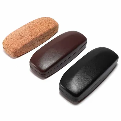 Customized Anti-Pressure PU Leather Glasses Case for Myopia and Sunglasses Packaging Box