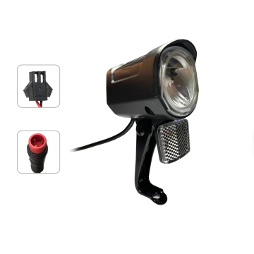 6V-72V Electric Bicycle Front Light - Waterproof SM Connector LED Safety Lamp