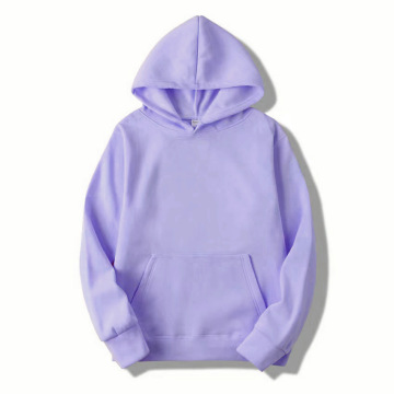 Loose Hoodie Sweatshirt with Kangaroo Pocket and Drop Shoulder Design
