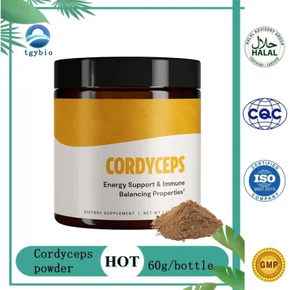 OEM Package Health Supplement Cordyceps Mushrooms Powder for Immunity Lung Health Cordyceps Extract