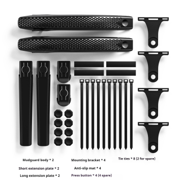ENLEE 700C Quick Release Adjustable Mudguard for Road and Gravel Bikes