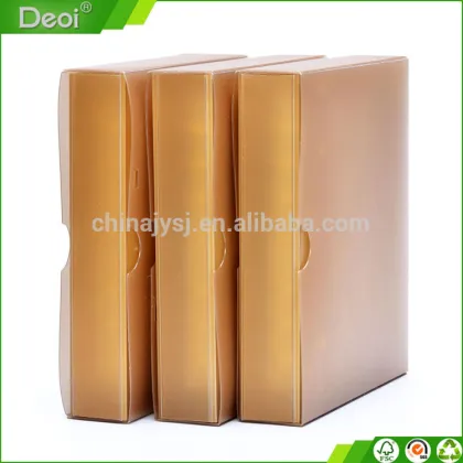 golden PP cover customized metal ring notebook