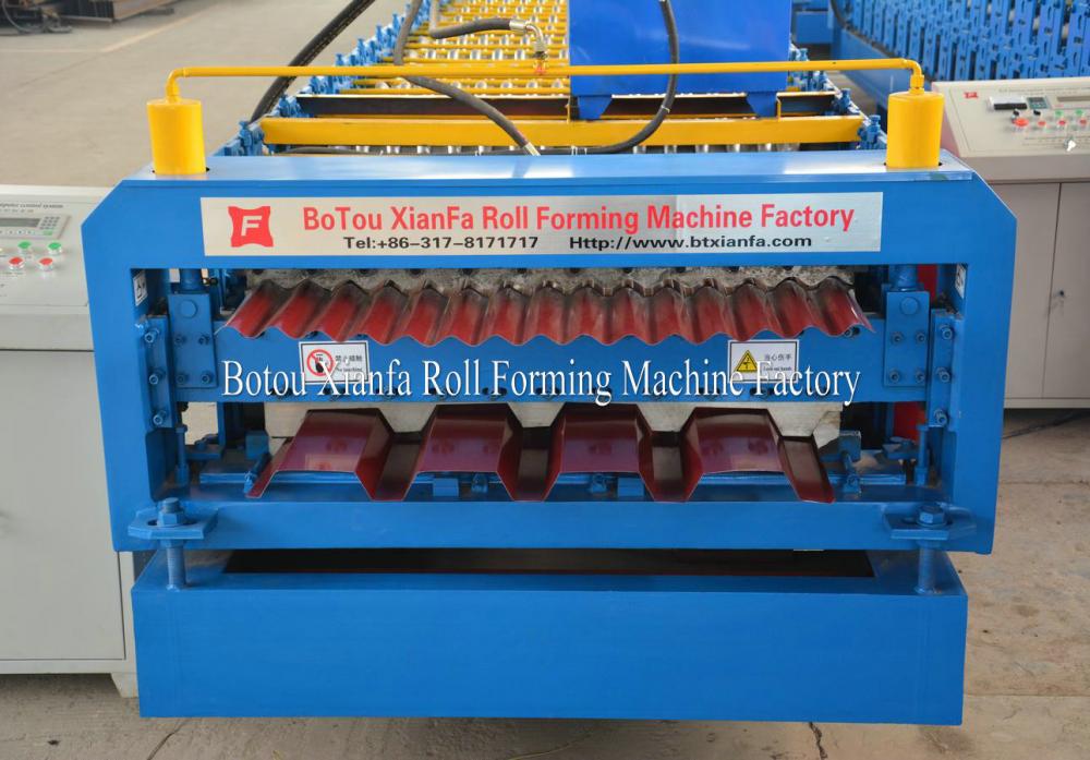 Building Material Double Decker Roof roll Forming Machine