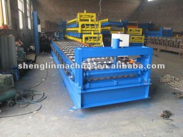 Geometrics-R-72 trapezoidal roof panel roll forming line