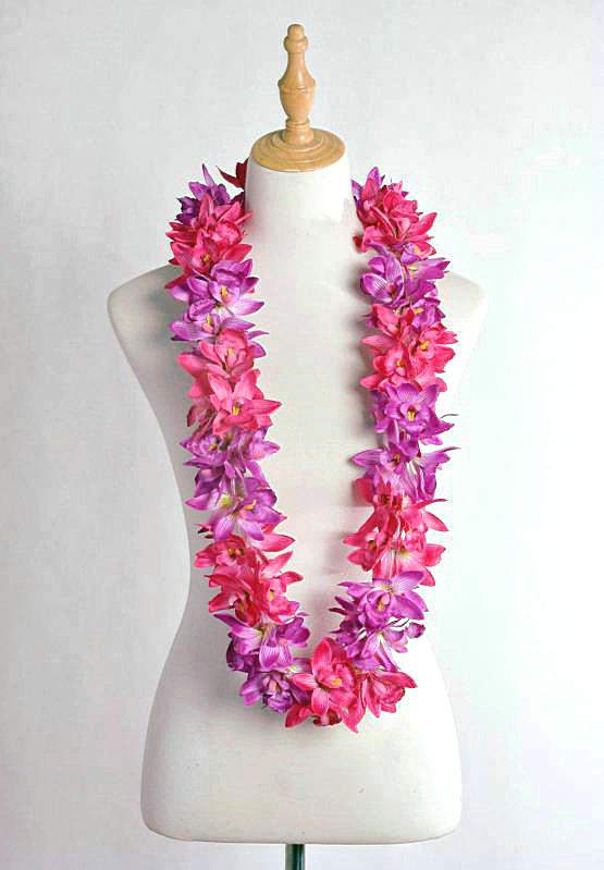 Kn Hl001m 14 Orchid Leis