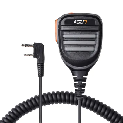 KSUN KM20 Remote Waterproof Speaker Mic for Various Walkie-Talkies