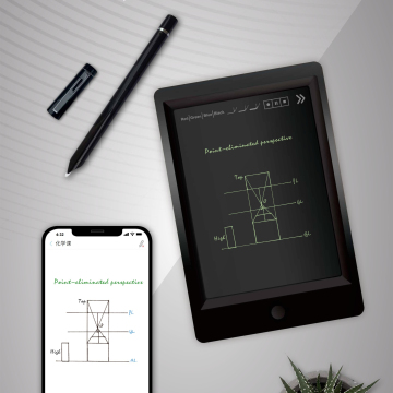 Bluetooth Smart Electronic Handwriting Note Pen with Color and Font Options for Android & iOS Devices