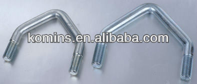U-bolt pipe clamp with nickel and chrome plating for Germany market