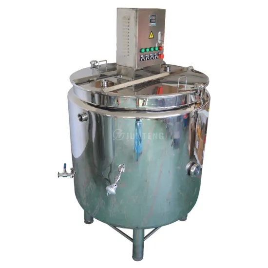 Double Layered Stainless Steel Heating and Stirring Tank for Chemical Liquid Storage