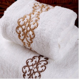 Luxury Jacquard Embroidery Hotel Bath Towel Sets