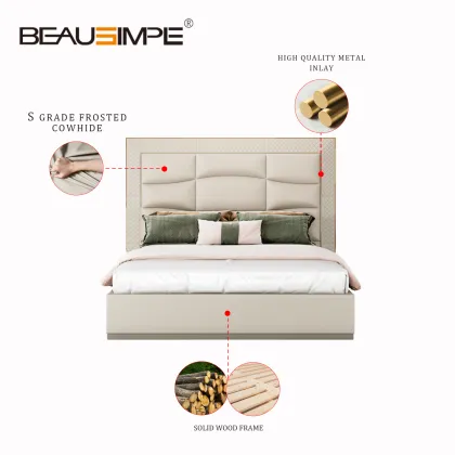 Rugiano Onda Bed Furniture in Luxurious Velvet Fabric