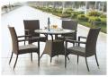 Khách sạn PE Vải mây Wicker nội thất Vòng Patio Set