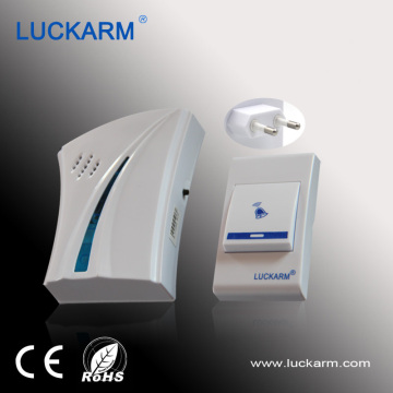2015 Baoji Plug in Funny Wireless Doorbell Round plug,home doorbell--8610