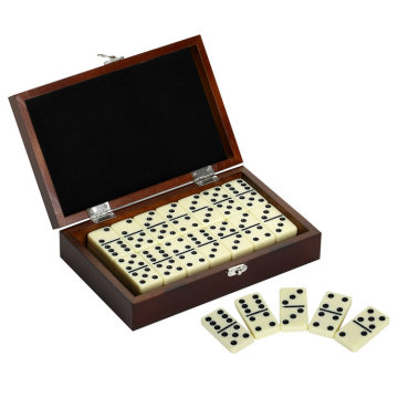 High-Quality Customizable Family Game: 28pcs Acrylic Domino Set Toy