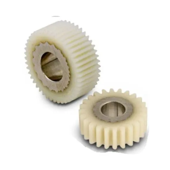 Precision custom made cnc machined plastic nylon small pinion gears