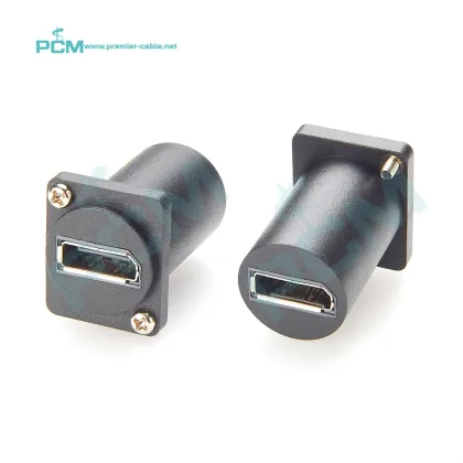 High-Quality D-Type DisplayPort DP Female to DP Female Video XLR Panel Mount Bulkhead Connectors: Enhancing Your Connectivity Solutions