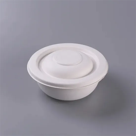 Eco-friendly disposable molded pulp takeaway bowl for soup