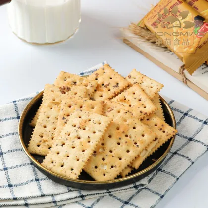 Crispy Black Truffle Ham Crackers