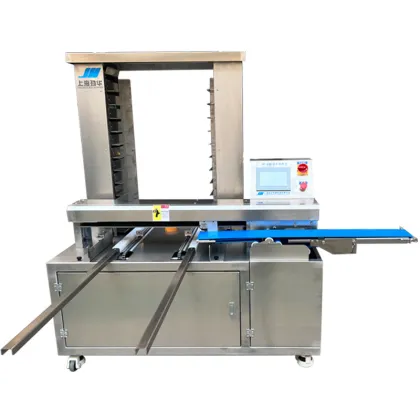 Bakery Advanced Maamoul Biscuit Cake Encrusting Mooncake Tray Automatic Alignment Machine