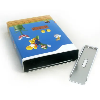 Japanese embossed cartoon dvd tin packaging