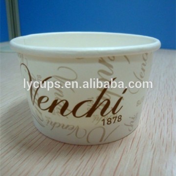 disposable gelato packing paper cup
