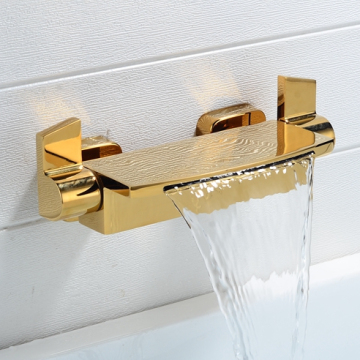 Juego de grifos de ducha de ducha de bañera de bañera de baño de oro de alta calidad