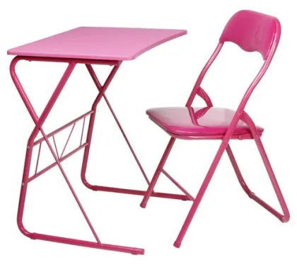 Children Study Table Sets with Desk and Folding Chair
