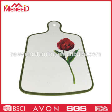 Red rose print melamine cutting board plastic