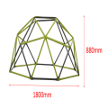 子供屋外遊び場メタルドームクライマー