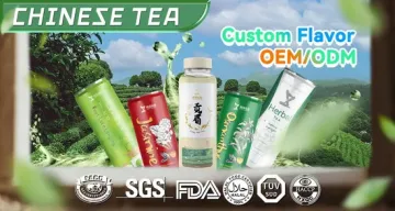 Low Fat 330ml Custom Aluminum Canned Jin Jun Mei Black Tea Drink