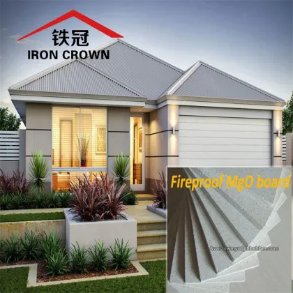 Moistureproof Wall panel Fireproof Green Color MgO Board