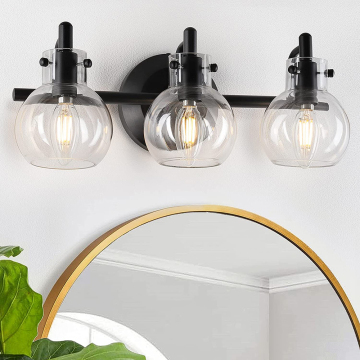 Modern Minimalist Spherical Glass Wall Lamp for Hallway and Stairs
