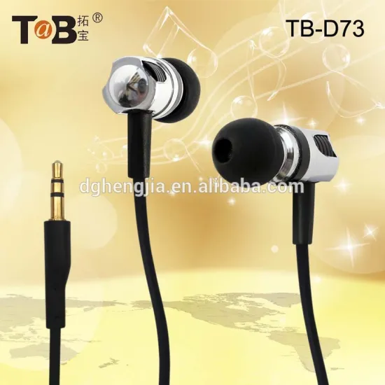 2015 New product cheap goods from China cool flat cable metal earphone for phone/ipod/mp3/mp4/laptop