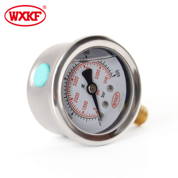 Chian 60mm Stainless Steel Hydraulic Oil Pressure Gauge