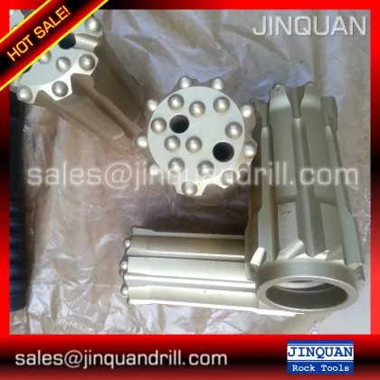 Jinquan rock drilling rock bits,GT60 115mm thread button bits for mining