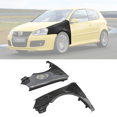 OEM Style Carbon Fiber Front Bumper Side Fender Splitters for Volkswagen VW Golf 5 GTI