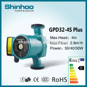 32-4S GPD Plus Shinhoo B-class Energy-saving and Silent Hot Water Circulating Pump