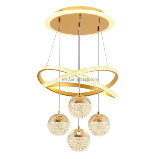 Modern Circle Ring Pendant Light: Office, Living Room, Hotel, and Home Decorative Lamp LD0038