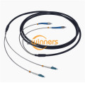 Cable de puente de fibra blindado de TPU blindado 2F LC-FC SM SX