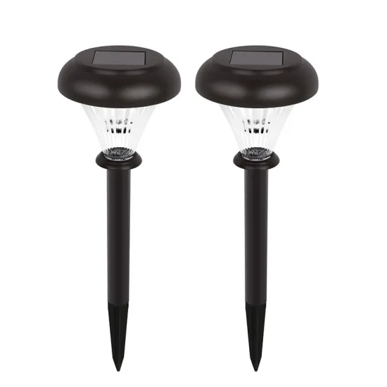 Solar LED Garden Lights Rechargeable Waterproof plastic solar Pathway Lights with Auto Switch
