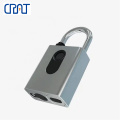 Padlock inteligente de impressão digital Bluetooth com chave