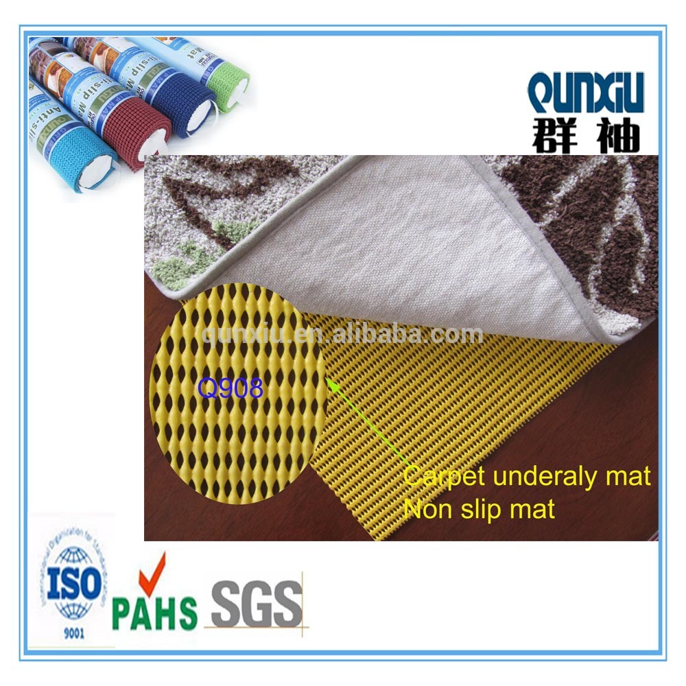 anti slip grip liner/non slip rug pad